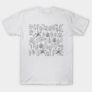 leaf Pattern T-Shirt